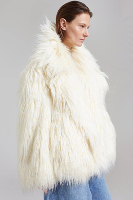 Liza Short Faux Fur Coat  from The Frankie Shop 