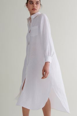 French Linen Shirt Dress from Rise & Fall