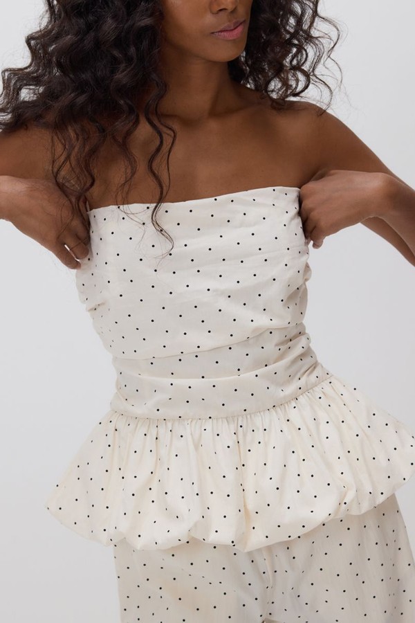 Draped Peplum Top from RESERVED