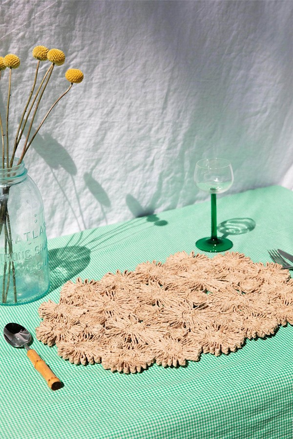 Fleur Raffia Placemat from Payton James
