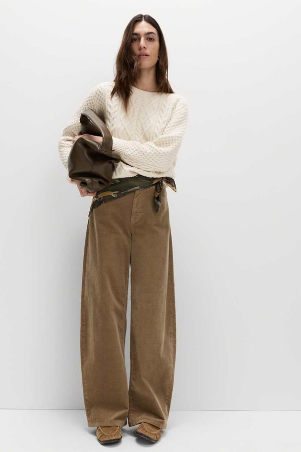 Cable Knit Jumper With Cotton from Marks & Spencer