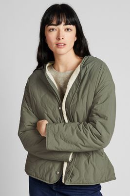 Fleece-Lined Quilted Reversible Jacket from Uniqlo