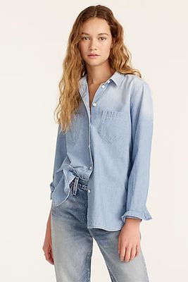 Classic-Fit Chambray Shirt from J. Crew
