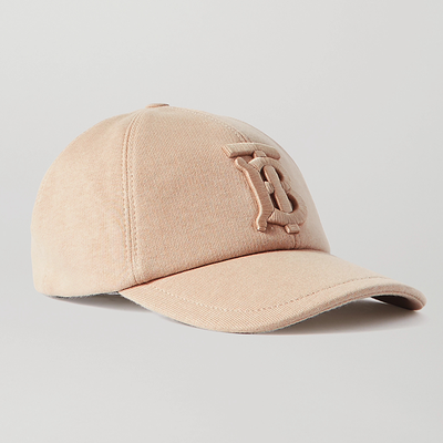 Appliquéd Cotton-Jersey Baseball Cap from Burberry