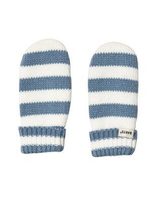 Blue Stripe Mittens from Barts