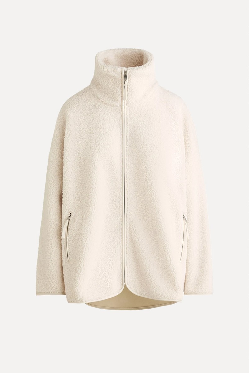 Faux-Shearling Oversize Jacket from Oysho