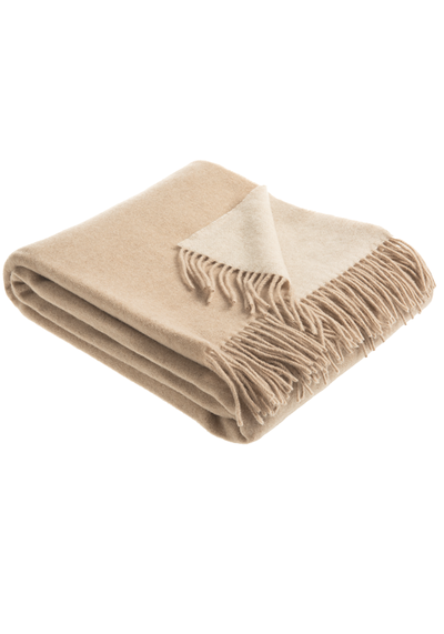 Natural Luxury Wool Throw from Soak & Sleep