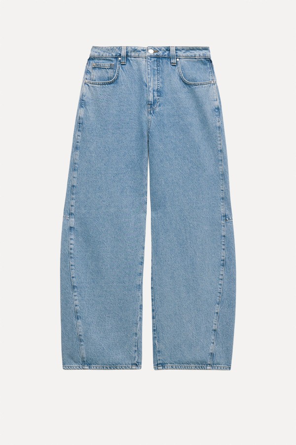 Bree Horseshoe Barrel Leg Jeans