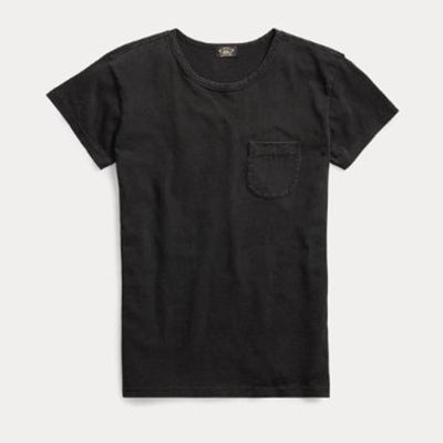 Indigo Cotton Pocket T-Shirt