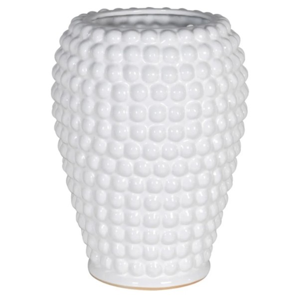 White Bobble Vase from Shabby Store