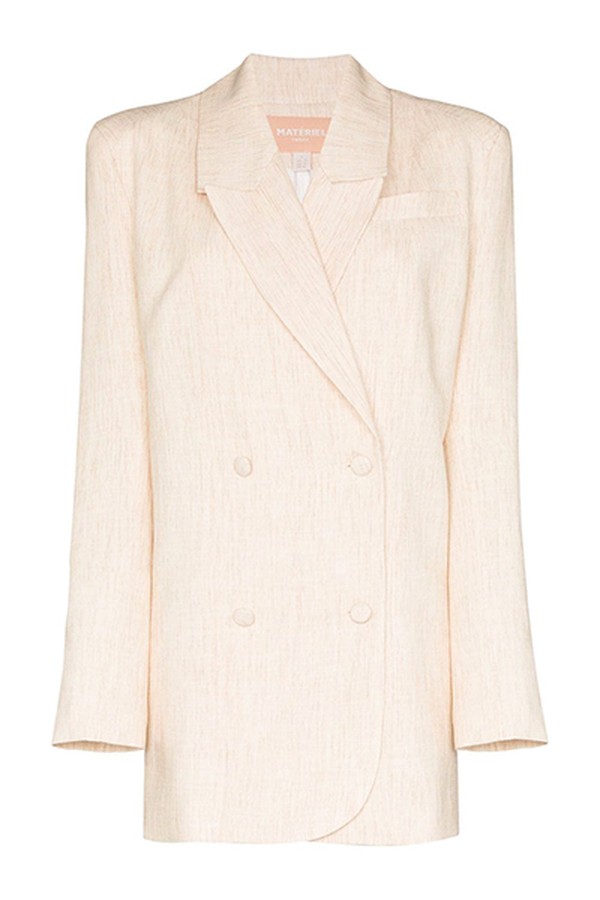 Double-Breasted Long Blazer from Matériel