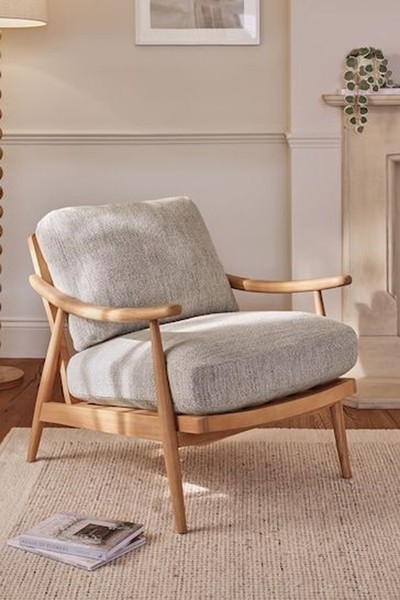 Hampton Wooden Accent Chair