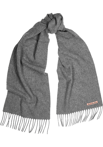 Canada Grey Mélange Wool Scarf from Acne Studios