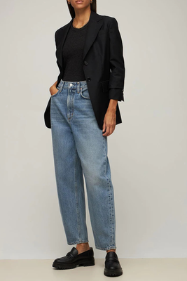 Balloon High Rise Curved Cotton Jeans from Agolde