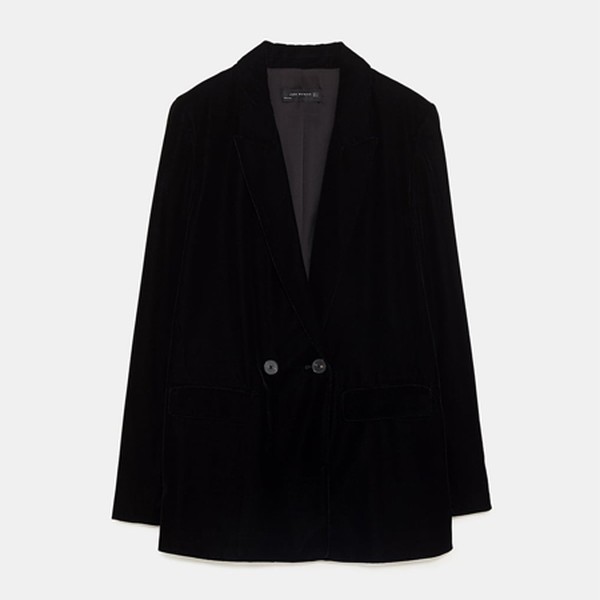 Velvet Blazer from Zara