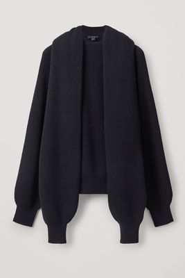 Jumper With Detachable Scarf from Cos