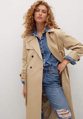 Classic Cotton Trench Coat  from Mango
