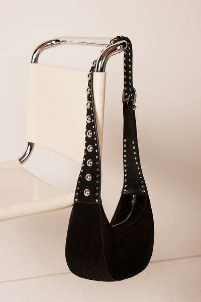 Suede Studded Sling Bag from Mint Velvet