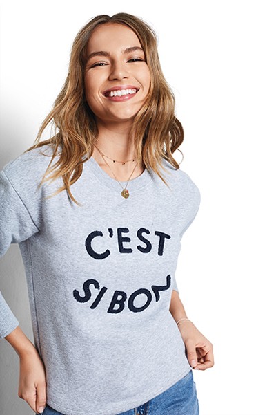 C’Est Si Bon Sweat Top