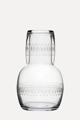 Ovals Crystal Carafe & Glass from La Gent