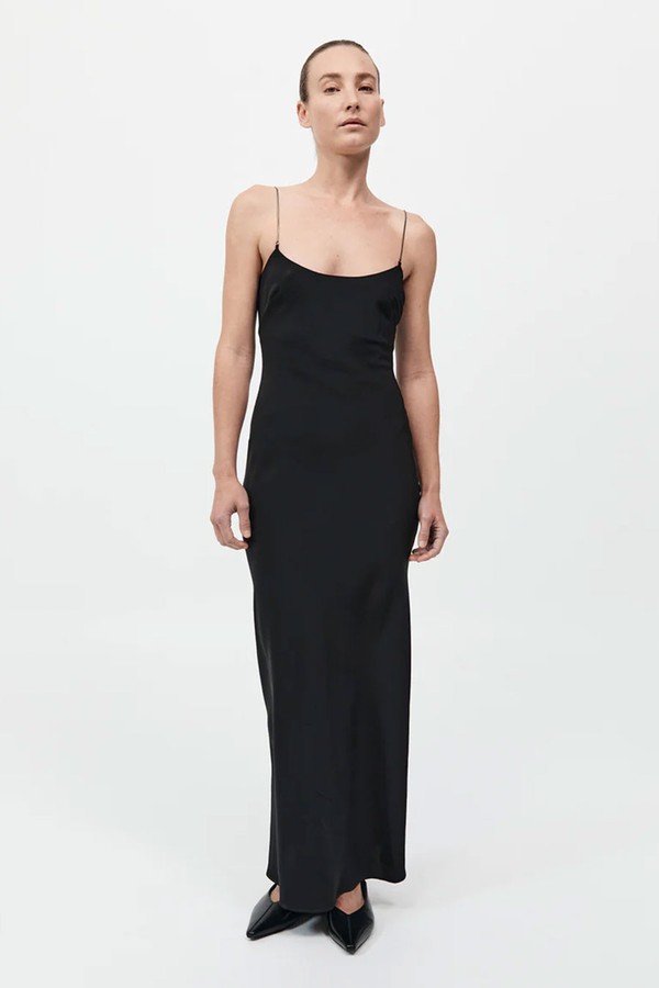 Fine Chain Silk Slip Dress