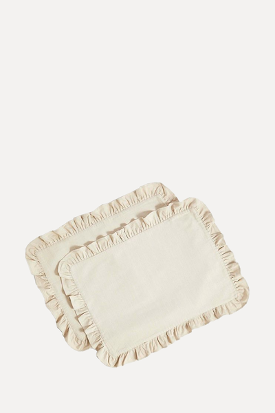 Pure Cotton Ruffle Placemats from M&S