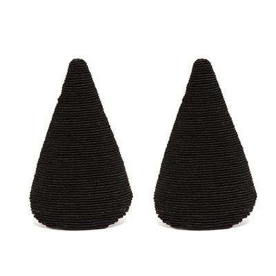 Triangle Cord Earrings from Rebecca De Ravenel