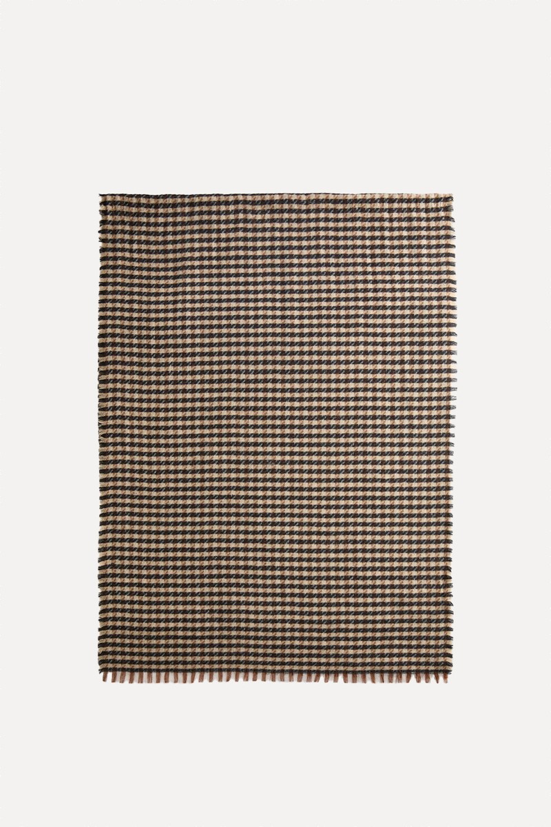 Woven Check Scarf from  Marks & Spencer