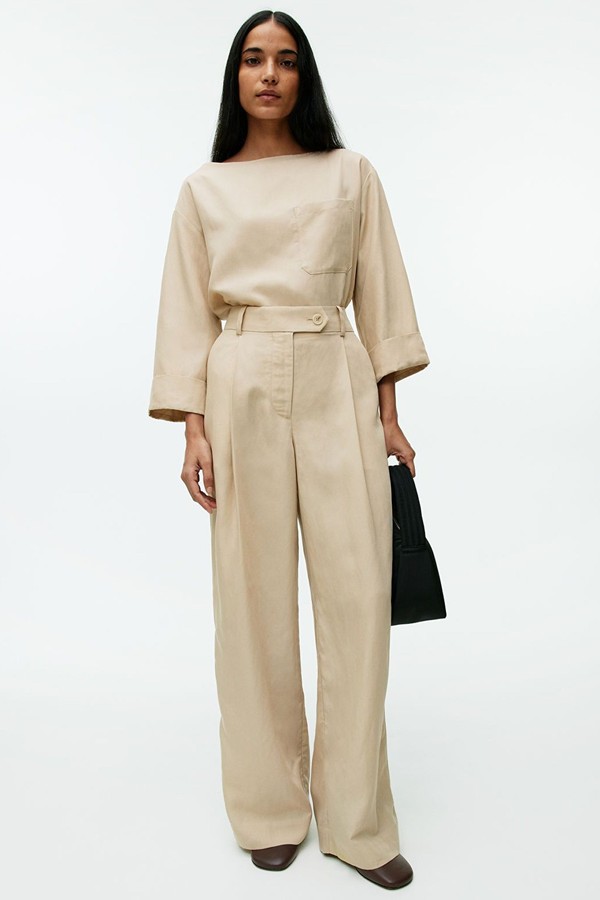 Lyocell Linen Trousers from ARKET