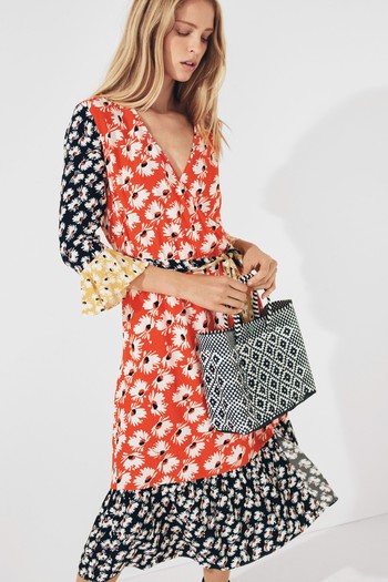 Next/Mix | Floral Print Wrap Dress, £119