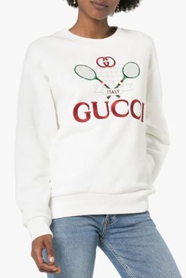 Oversize Sweatshirt With Gucci Tennis from Gucci
