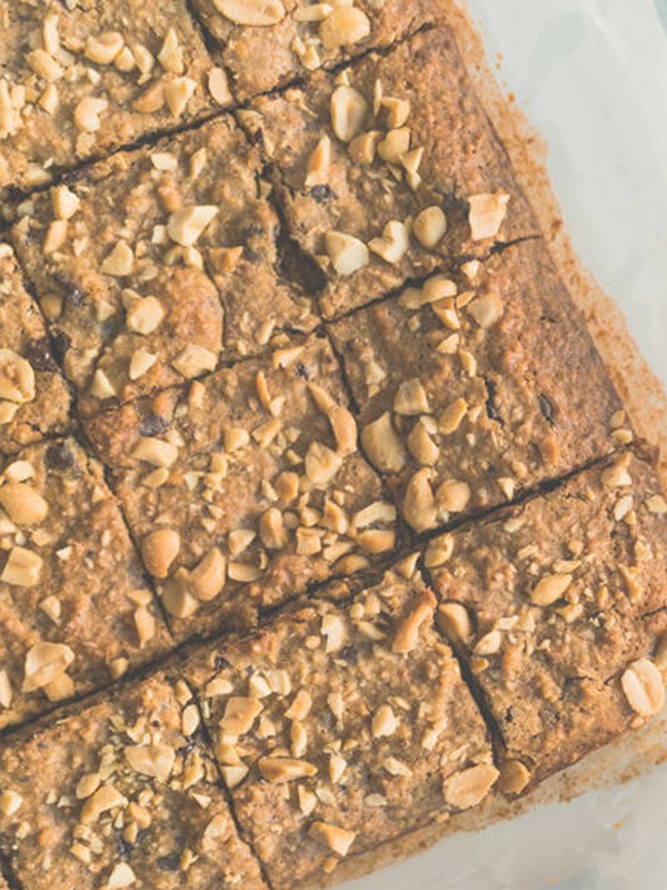 Salted Peanut Butter Blondies 