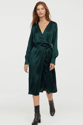 Silk-Blend Dress from H&M