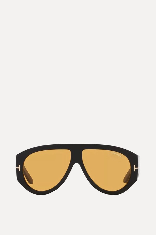 FT1044 Bronson Pilot-Frame Acetate Sunglasses from Tom Ford