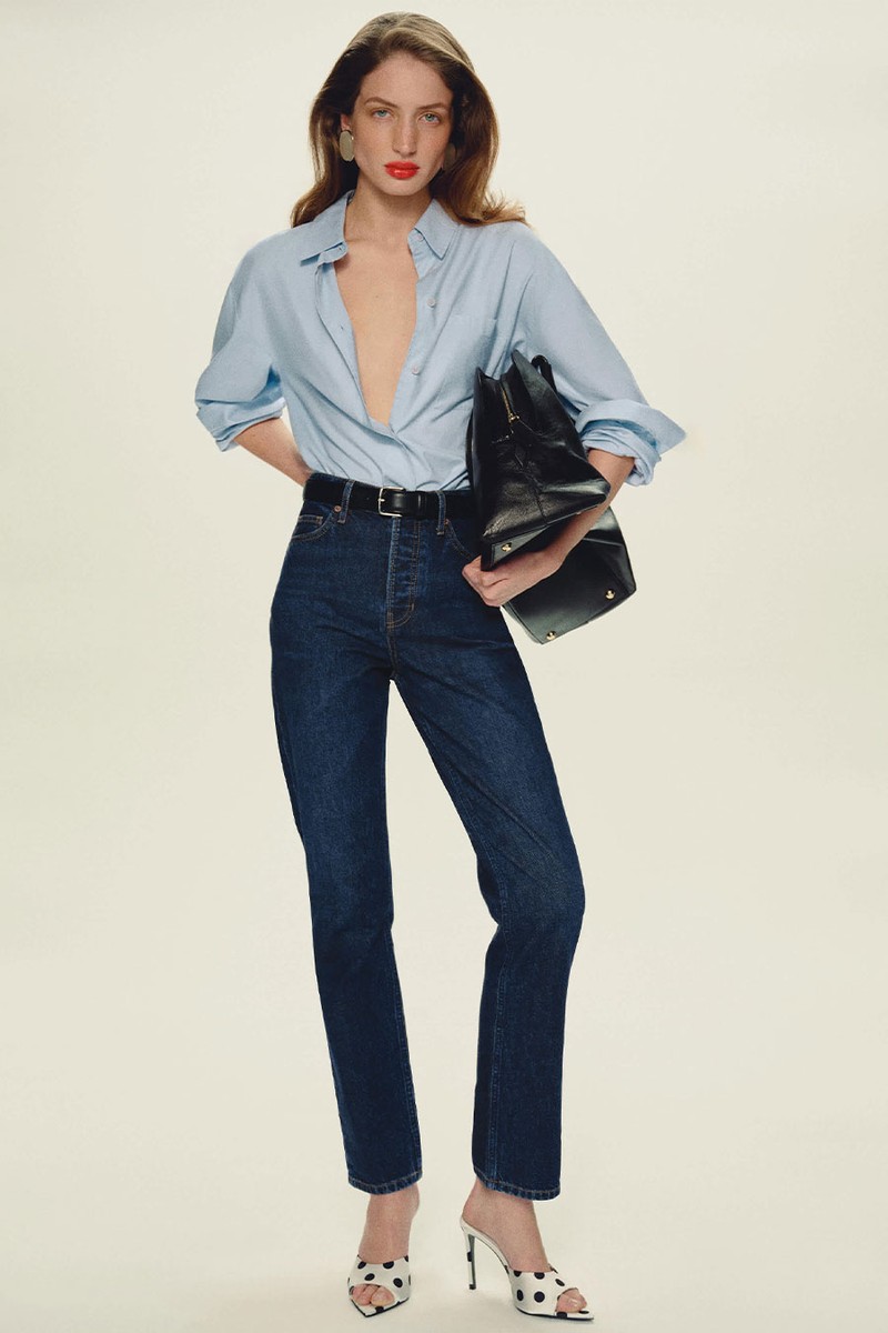Cynthia High Rise Straight Leg Jeans from Reformation 