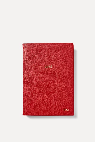 2025 A5 Day To Page Leather Diary