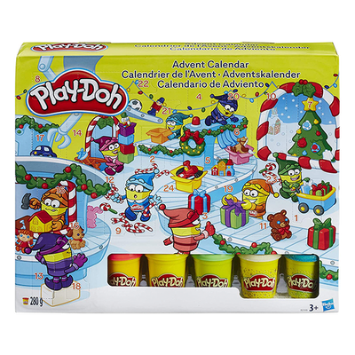 Modeling Compound Toy Advent Calendar from Play-Doh 