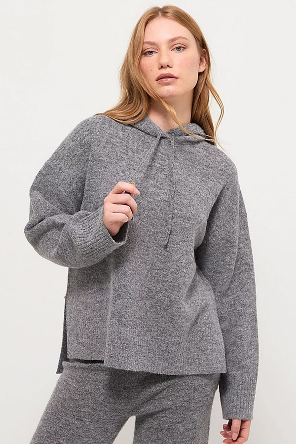Knitted Co Ord Long Sleeves Hoodie from George At ASDA