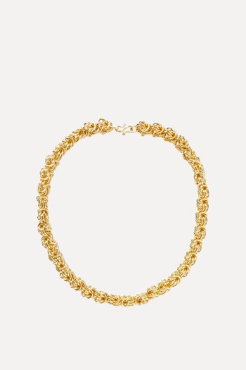 The Flora Gold-Plated Necklace from Lié Studio 