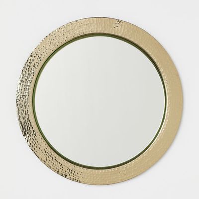 Round Mirror With Metal Frame