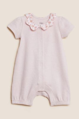 Cotton Rich Floral Romper from M&S