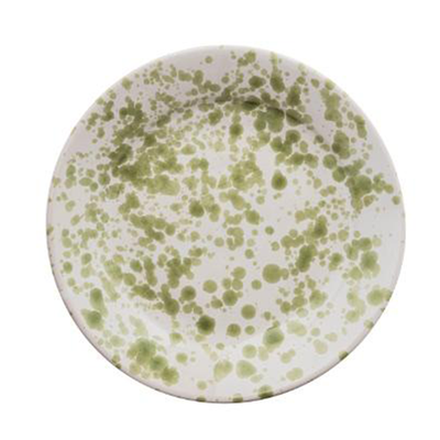 Green Speckled Ceramic Medium Plate  from Penny Morrison 
