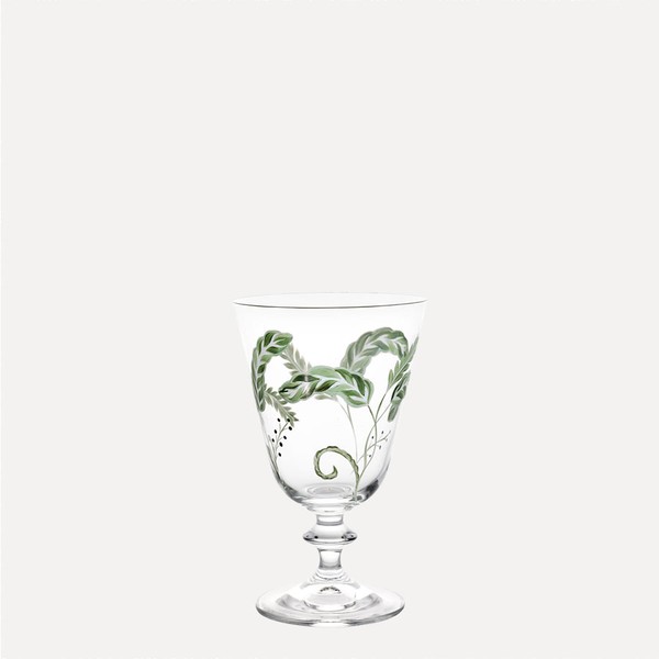 Prairie Handpainted Stemmed Glass from Rebecca Udall