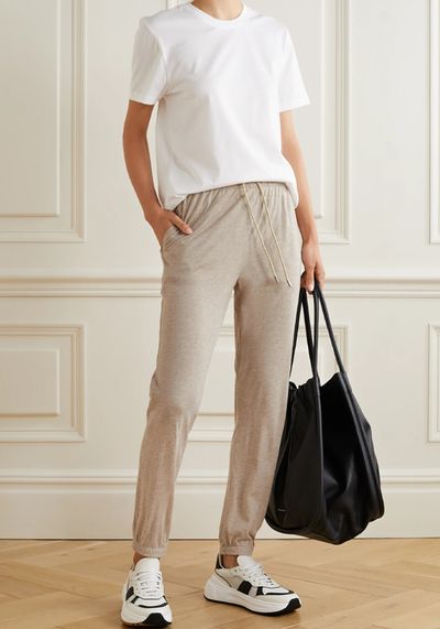 Pima Cotton & Modal-Blend Jersey Track Pants from ATM Anthony Thomas Melillo