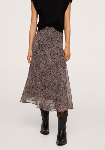 Fluid Midi Skirt from Mango