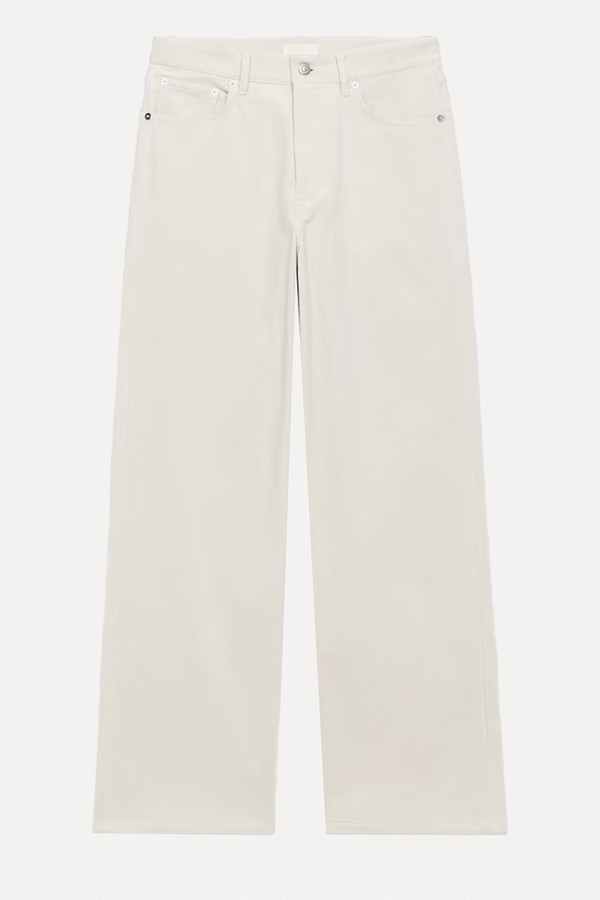 x from Coral Corduroy Wide Jeans, £75 | ARKET