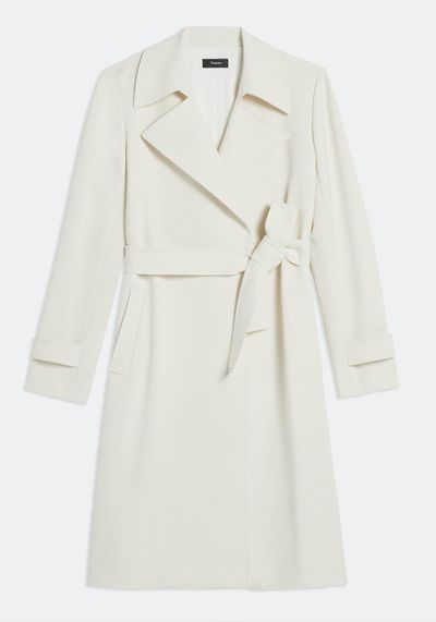 Oaklane Trench Coat in Admiral Crepe