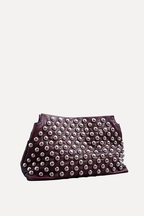 Gideon Studded Clutch Bag from Topshop