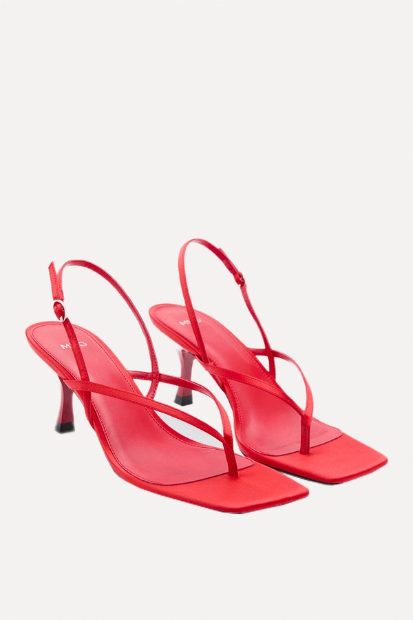 Strappy Heeled Sandals from Mango