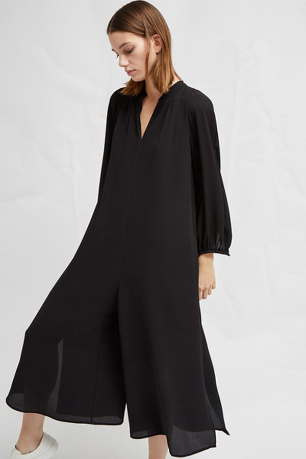 Mahi Drape Long Sleeve Jumpsuit